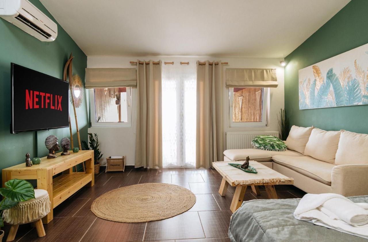 Boho Sea View Studio Plános Dış mekan fotoğraf